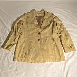 Tan Michael Kors Lightweight Jacket Size Large